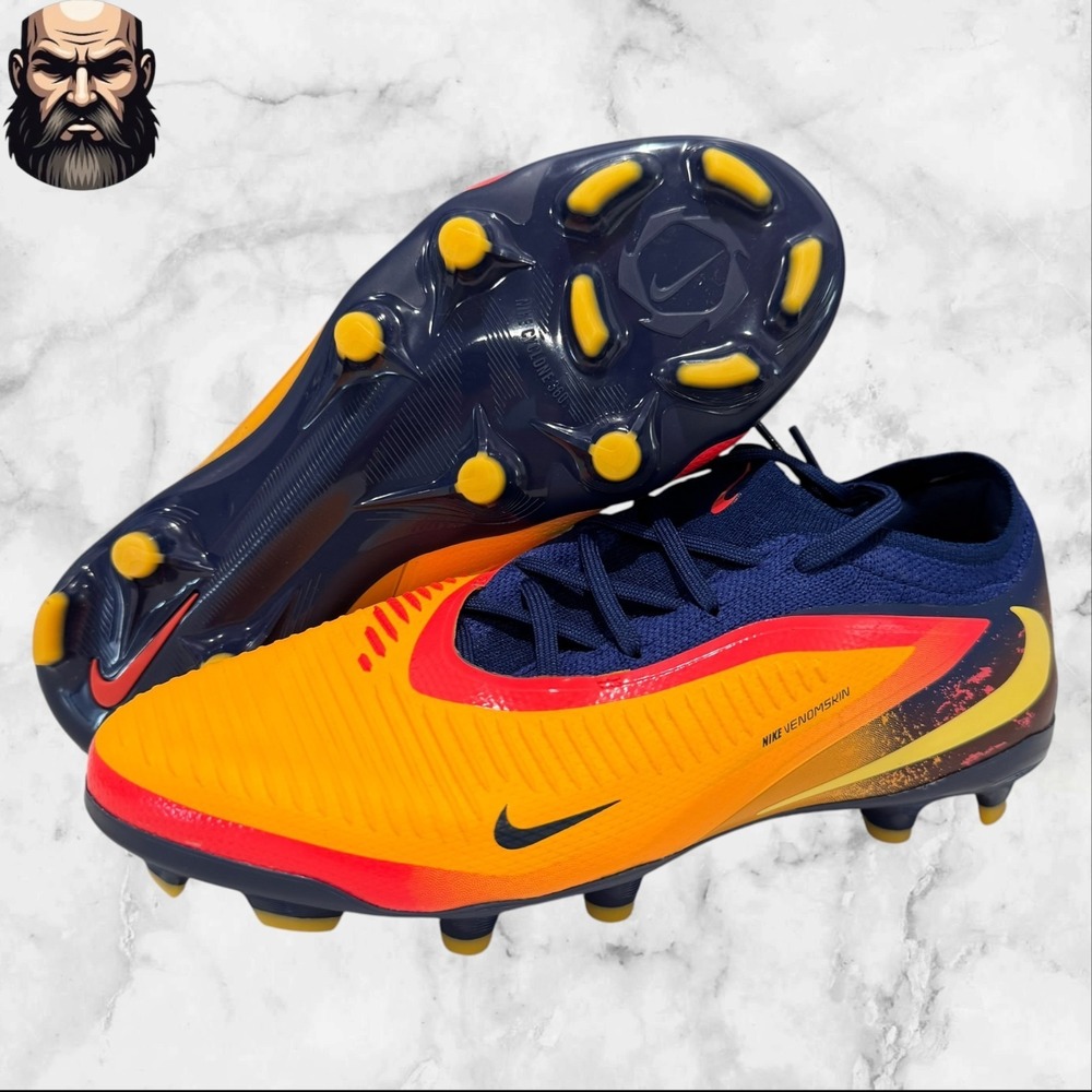 Nike JR Phantom 6 Low Pro FG EH Precision Under Pressure Youth Sz 1.5 HQ2047-800